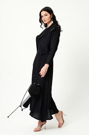 ست بالاتنه و پائین تنه حجاب مشکی زنانه رگولار Jupe - کد 898526276