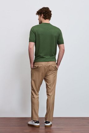 شلوار بژ مردانه مخلوط ویسکون BABOKAH - کد 897468473