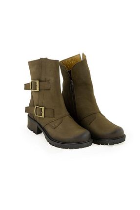 بوت / نیم بوت رنگی زنانه پاشنه پر BLU - کد 898558551