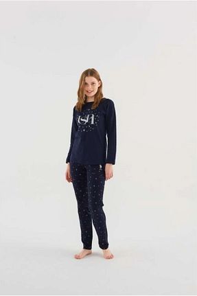 ست لباس راحتی سرمه ای زنانه ساده U.S. Polo Assn. - کد 356452744