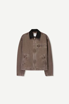 کت قهوه ای مردانه Relaxed Bershka - کد 898563406
