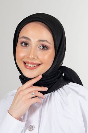 روسری مشکی شیفون İpekel - کد 898570900