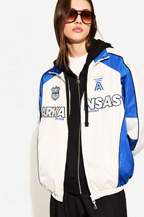 کاپشن سفید زنانه رگولار Bershka - کد 899187219