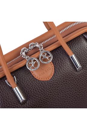کیف دستی قهوه ای زنانه ابعاد کوچک Nas Bag - کد 898599270