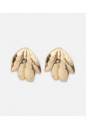 گوشواره جواهر طلائی فلزی İpekyol - کد 898600301