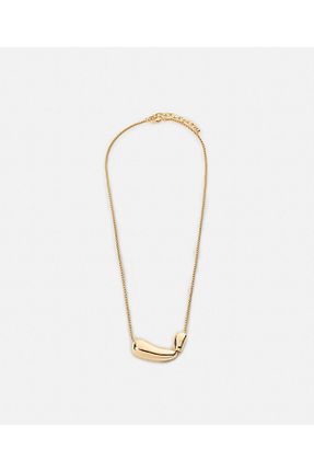 گردنبند جواهر طلائی زنانه فلزی İpekyol - کد 898593250