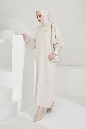 لباس حجاب بژ زنانه Balon InStyle - کد 870039066