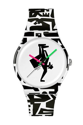 ساعت مچی سفید زنانه 41 میلی متر Swatch - کد 898603606