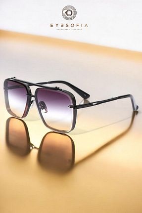 عینک آفتابی مشکی زنانه UV400 Eyesofia - کد 849317234
