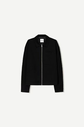 کت مشکی مردانه Relaxed Bershka - کد 898969275