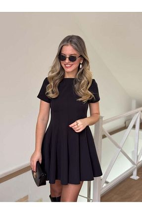 لباس مشکی زنانه بافتنی HARMONY GLOBAL - کد 898634445