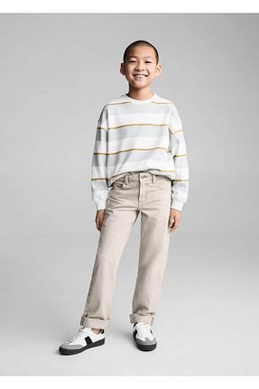 شلوار جین طوسی بچه گانه رگولار MANGO Kids - کد 899215653
