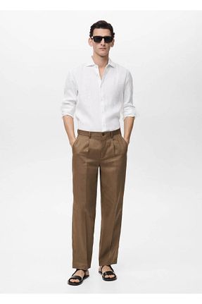 پیراهن سفید مردانه اسلیم فیت MANGO Man - کد 898628112