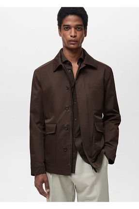 کت قهوه ای مردانه رگولار MANGO Man - کد 898627867