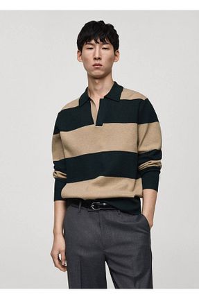 پلیور سبز مردانه رگولار MANGO Man - کد 884974391