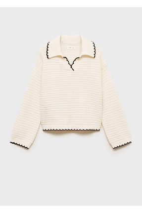 پلیور نباتی بچه گانه Saç Örgü MANGO Kids - کد 899215577