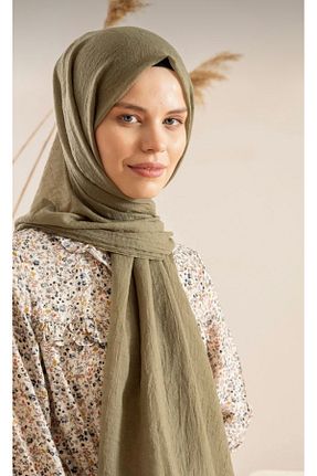 شال قهوه ای زنانه پنبه پلی استر Aknur Moda - کد 898651311