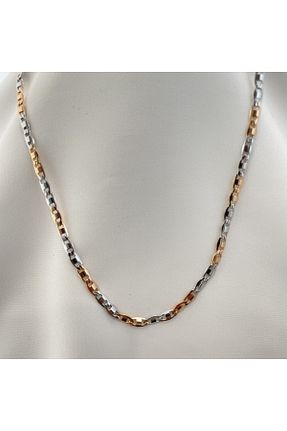 گردنبند جواهر طوسی زنانه روکش طلا DAMSMOOD - کد 802495860