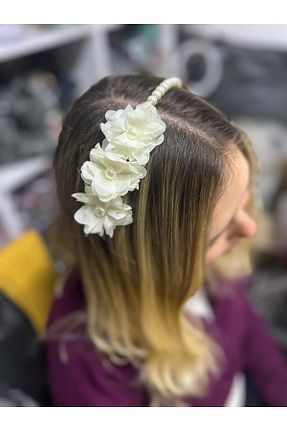 تاج بژ زنانه مروارید Melkady Aksesuar - کد 94057858