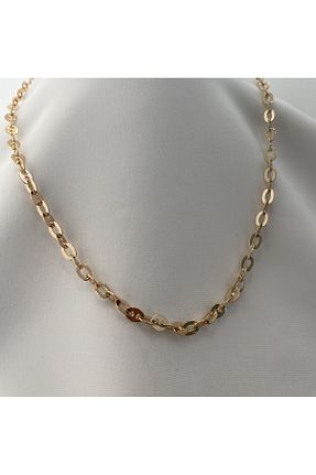 گردنبند جواهر طلائی زنانه روکش طلا DAMSMOOD - کد 658229340
