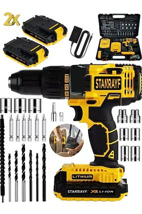 پیچ گوشتی شارژی stanrayf - کد 124609723