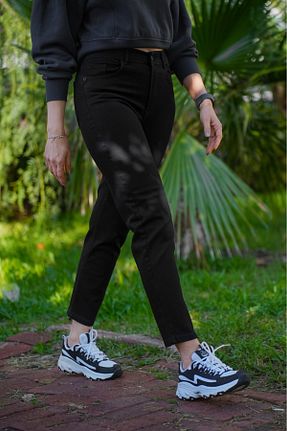 شلوار جین مشکی زنانه پاچه تنگ aideen - کد 898693674
