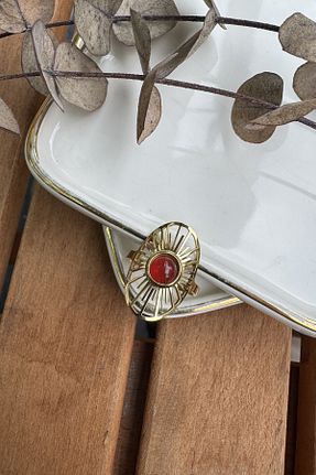 انگشتر استیل (فولاد) طلائی استیل (فولاد) AURA ATELIER - کد 898699798