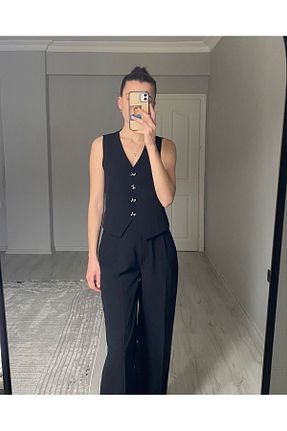 ست بالاتنه و پائین تنه مشکی زنانه %100 پنبه Niceboutique - کد 898724644