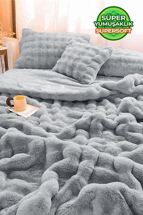 روتختی دونفره طوسی Wellsoft Evlen Home Collection - کد 897265046
