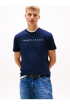 تیشرت سرمه ای مردانه Fitted Tommy Hilfiger - کد 898825149