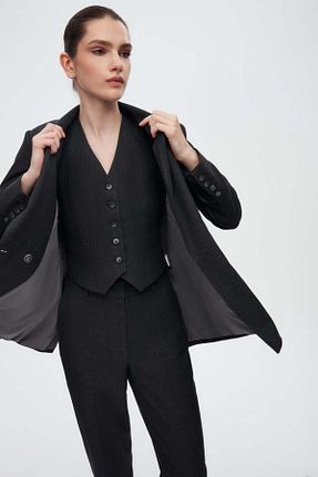 کت و شلوار مشکی زنانه بافتنی SHNWOMAN - کد 899548696