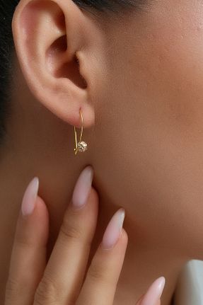 گوشواره طلا زرد مردانه 8 عیار Altınkesesi - کد 896807263