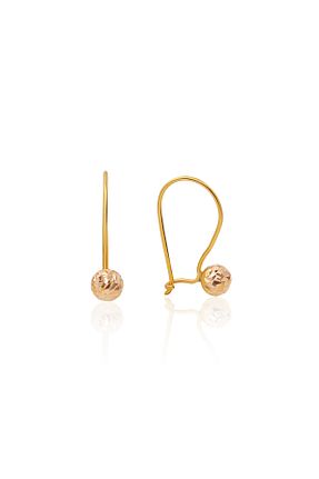 گوشواره طلا زرد مردانه 8 عیار Altınkesesi - کد 896807263