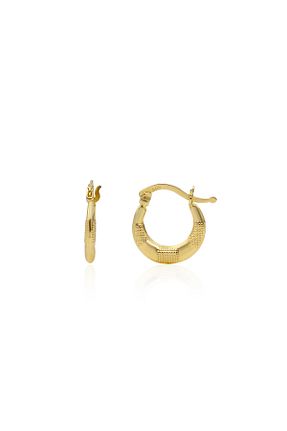 گوشواره طلا زرد زنانه 14 عیار Altınkesesi - کد 897921070
