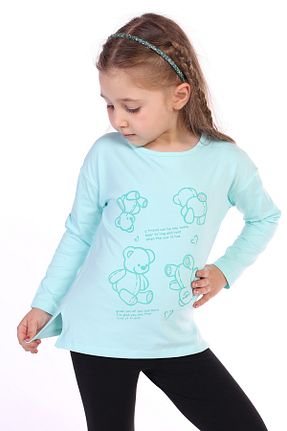 تیشرت سبز بچه گانه رگولار Toontoy - کد 299113345