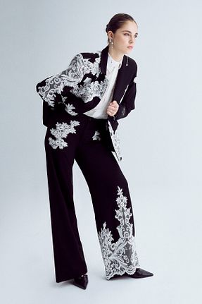 شلوار مشکی زنانه پنبه ای its basic - کد 894458431