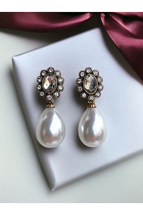 گوشواره مروارید سفید FAYRA ACCESSORIES - کد 878783228