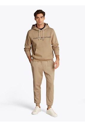 سوئیشرت خاکی مردانه ساده Tommy Hilfiger - کد 898844848