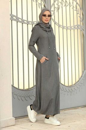 لباس حجاب طوسی زنانه رگولار Neways - کد 699323893
