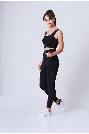 ساق شلواری مشکی زنانه بافتنی AKN TEKSTİL - کد 898853408