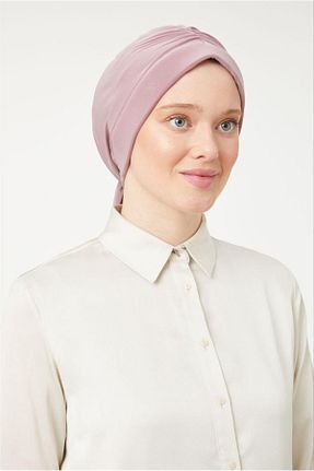 شال رنگی زنانه پنبه ای LAVENDER - کد 802152064