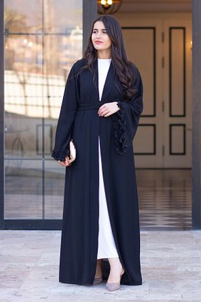 کلاه و ابایا مشکی زنانه بافتنی MELEK ARAZ - کد 898881206
