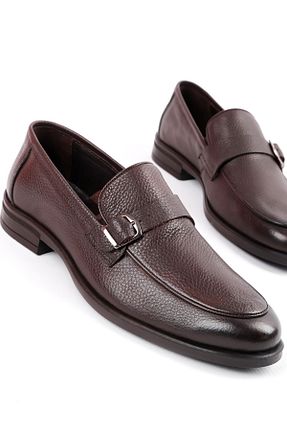 کفش کژوال قهوه ای مردانه چرم خالص LAL SHOES & BAGS - کد 898895855