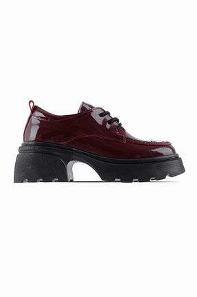 کفش آکسفورد زرشکی زنانه LAL SHOES & BAGS - کد 899592901