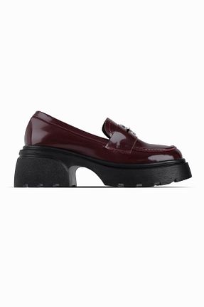 کفش آکسفورد زرشکی زنانه LAL SHOES & BAGS - کد 899593480