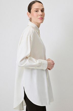 پیراهن حجاب بژ زنانه اورسایز Touche Prive - کد 856399709