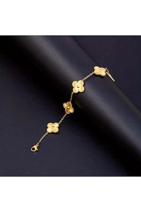 دستبند استیل (فولاد) زرد استیل ضد زنگ STEEL - کد 898910192