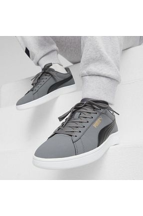 کفش اسنیکر طوسی زنانه بند دار Puma - کد 809459492