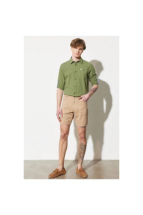 شلوارک و برمودا بژ مردانه رگولار Wrangler - کد 759468501