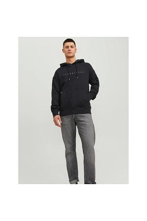 سوئیشرت مشکی مردانه ساده Jack & Jones - کد 755491285